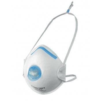 Półmaska ochronna Dräger X-plore 1320 FFP2 V NR D, wstępnie uformowana, z zaworem wydechowym