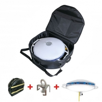 Oświetlenie pola akcji PowerDisk moc 50 000 lm 230V zestaw +  torba lub skrzynia + zawiesie