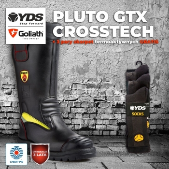 Buty gaśnicze strażackie YDS PLUTO GTX wciągane CROSSTECH®