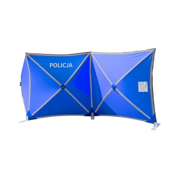 Parawan 4 segmentowy z taśmami odblaskowymi 1,8m x 1,8m GT030