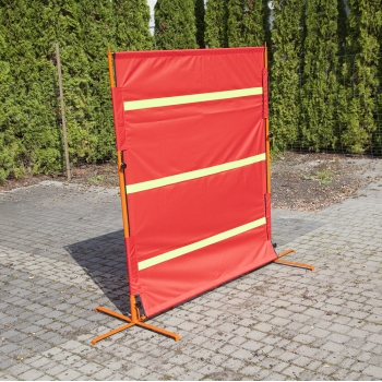 Parawan regulowany z taśmami odblaskowymi GT050 /dostępne różne opcje/