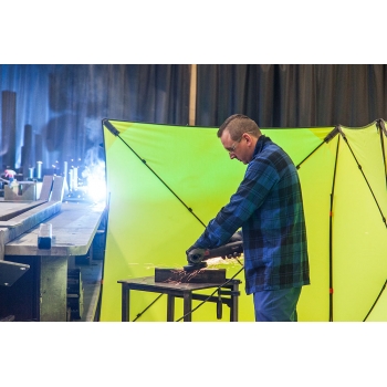 Parawan trudnopalny do prac gorących GT 070 1,6 x 1,6m