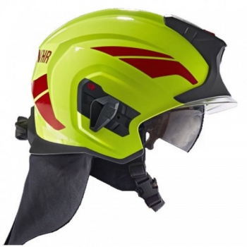 Hełm strażacki Heros-titan (z przyłbicą, osłoną karku i krawędzi) Rosenbauer