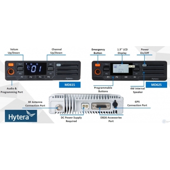 Radiotelefon przewoźny HYTERA MD615