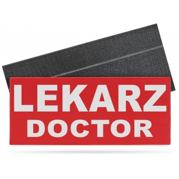 LEKARZ DOCTOR naszywka odblaskowa różne wersje i kolory