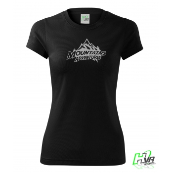 MOUNTAINS ADVENTURES koszulka termoaktywna 4 Żółta lub Czarna, Męska | Damska