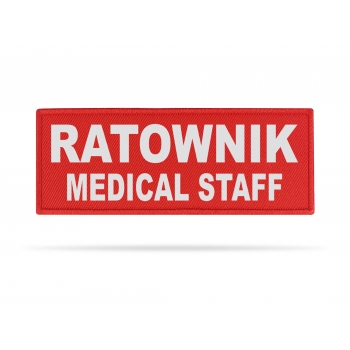 RATOWNIK MEDICAL STAFF naszywka odblaskowa różne wersje i kolory