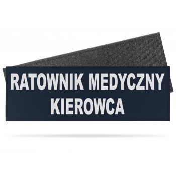 RATOWNIK MEDYCZNY KIEROWCA naszywka odblaskowa różne wersje i kolory