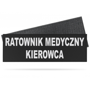 RATOWNIK MEDYCZNY KIEROWCA naszywka odblaskowa różne wersje i kolory