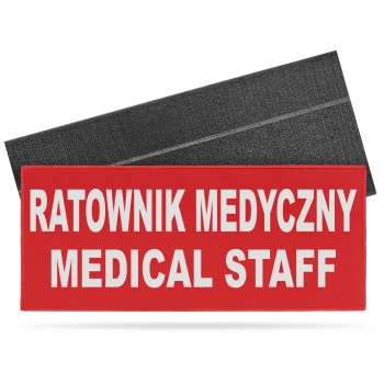 RATOWNIK MEDYCZNY MEDICAL STAFF naszywka odblaskowa różne wersje i kolory
