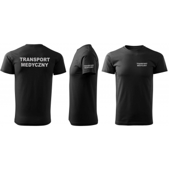 TRANSPORT MEDYCZNY koszulka z nadrukiem
