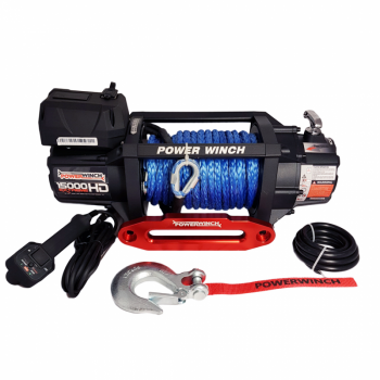 WYCIĄGARKA PW15000 EXTREME HD 12V Z LINĄ SYNTETYCZNĄ