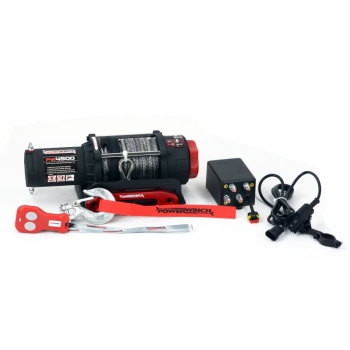 WYCIĄGARKA PW4500SR 12V Z LINĄ SYNTETYCZNĄ ZE STEROWANIEM BEZPRZEWODOWYM