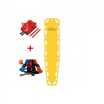 IRON DUCK + PASY + STABILIZACJA GŁOWY KOMPLETNA DESKA ORTOPEDYCZNA