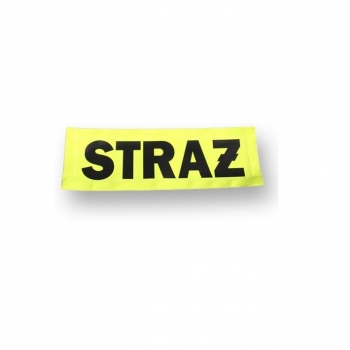 NAPIS STRAŻ DUŻY NIEPALNY - SR