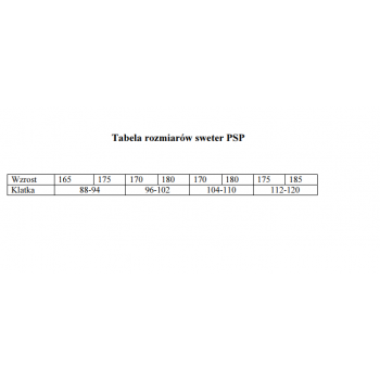 SWETER PSP LUB OSP SR